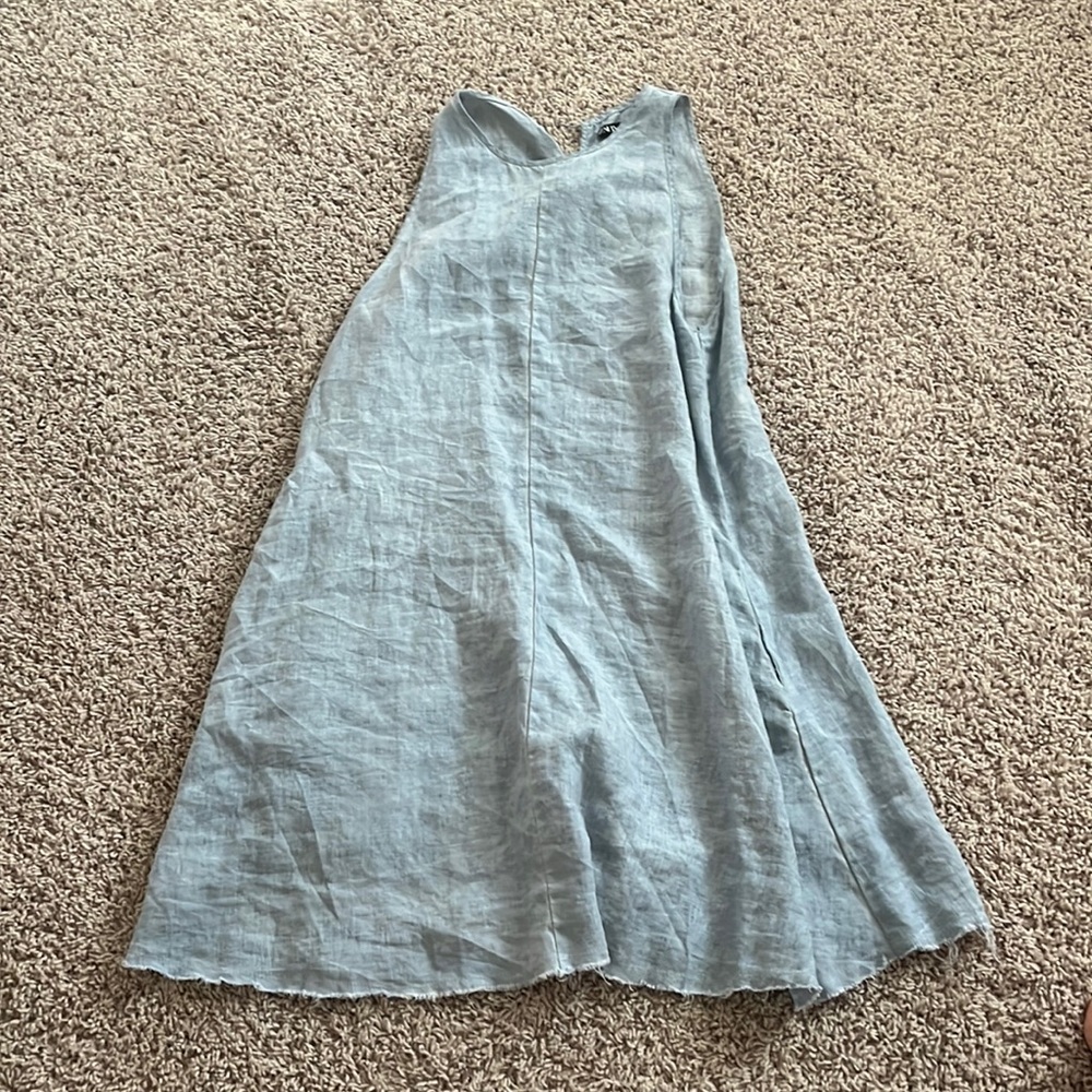 Zara dress size xs, denim material